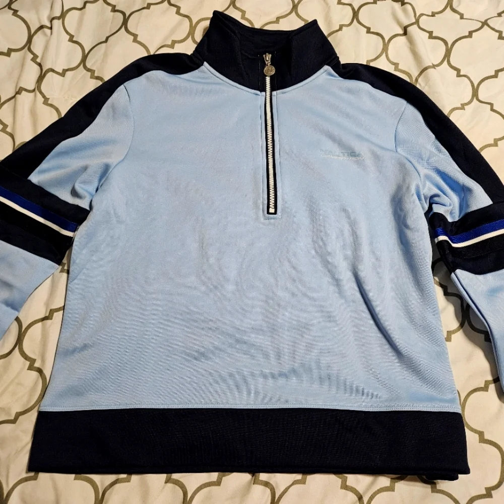 Nautica competition 1/2 zip size large NWOT